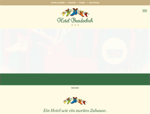 Tablet Screenshot of hotelbundschuh.de